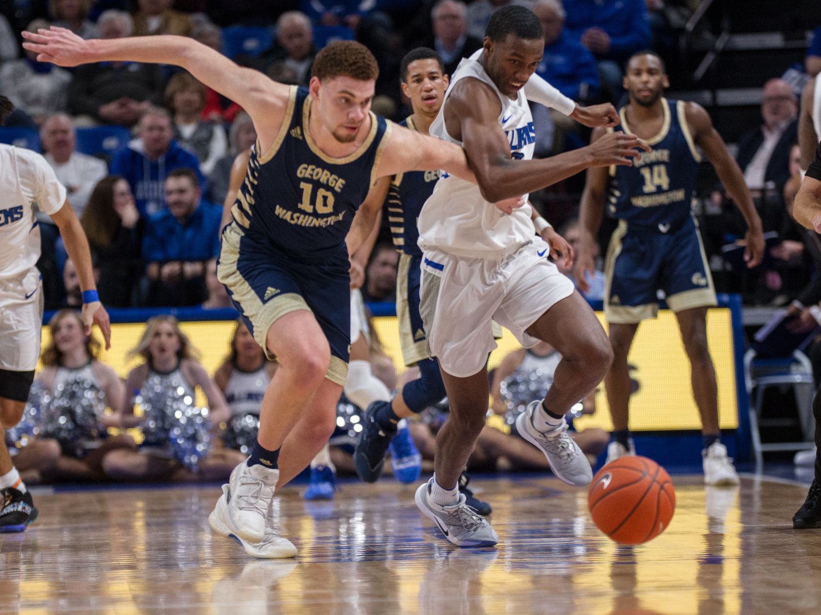 Billikens take on George Washington Colonials